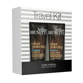 Brilliant Brunette Colour Protecting John Frieda - Kit de Shampoo para Cabelos Morenos + Condicionador Kit - 44ml + 44ml