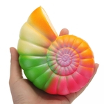 Brinquedo colorido Conch Lento Subindo Com Coleção de Embalagens Novidade Gags Alívio do Estresse Crianças Brinquedos Infantis Presente Macio 13 * 10 * 5 cm