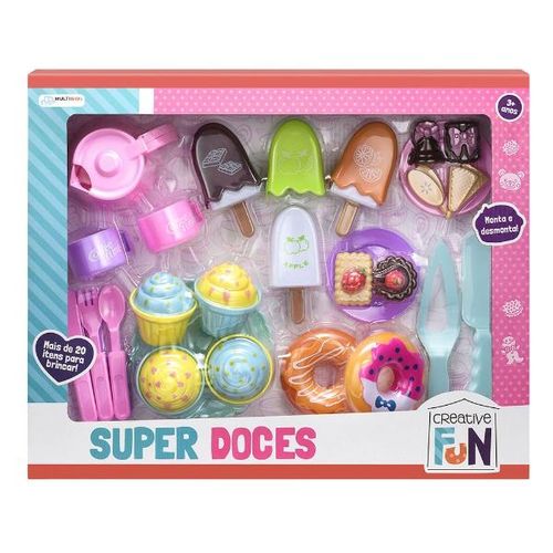 Brinquedo Comidinha - Super Doces - Multikids - Creative Fun