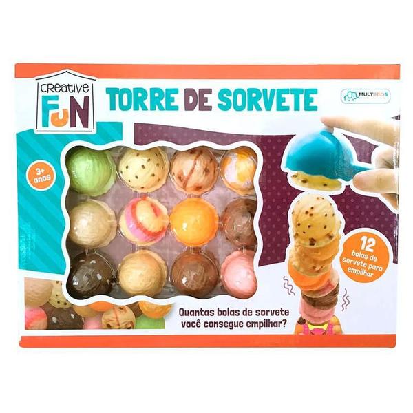 Brinquedo Creative Fun Torre de Sorvete - Multikids - BR645