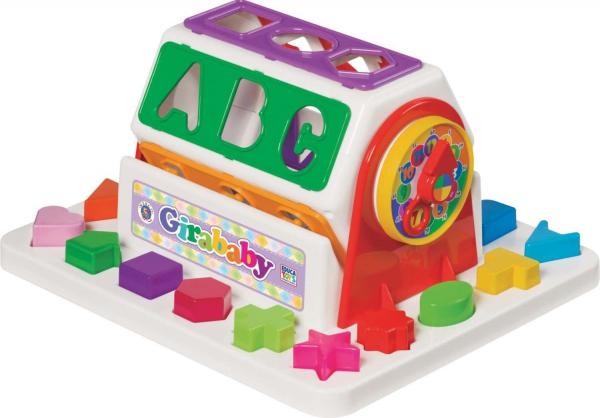 Brinquedo Educativo Gira BABY C/BLOCOS Unidade Merco TOYS