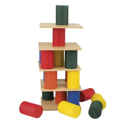 Brinquedo Educativo Torre Inteligente com 63 Peças - Carlu