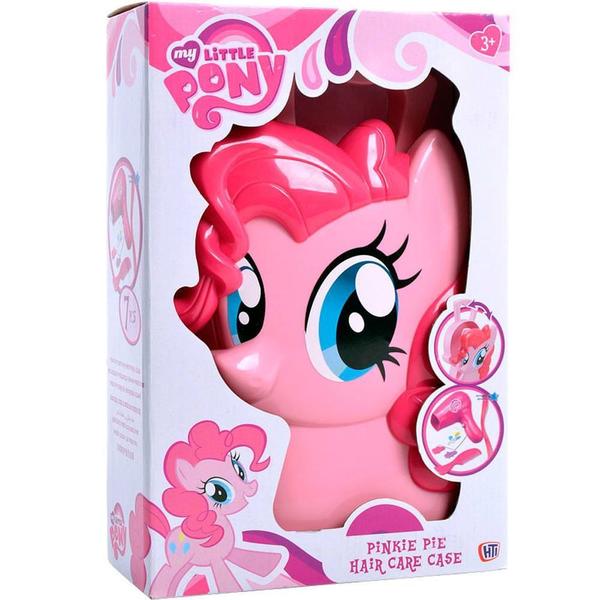 Brinquedo Maleta com Acessórios de Cabeleireira Pinkie Pie Rosa My Little Pony - Multikids