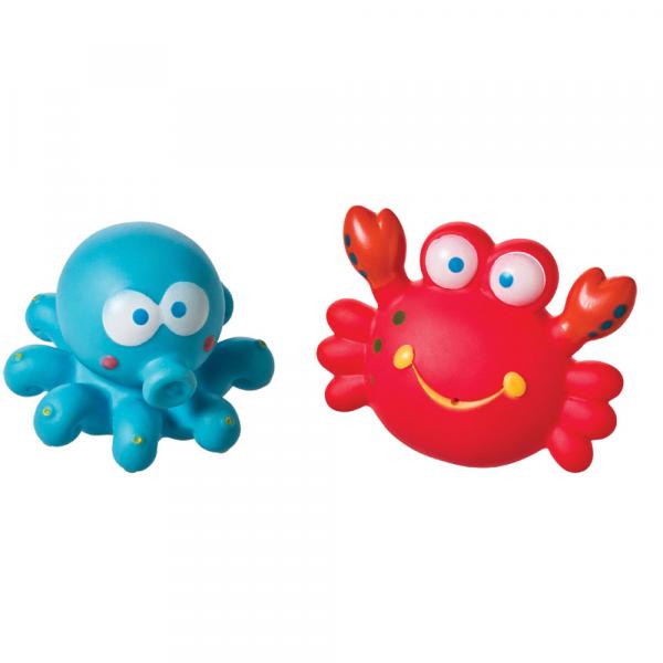 Brinquedo para Banho - Animais do Mar - Carangueijo e Polvo - Girotondo Baby