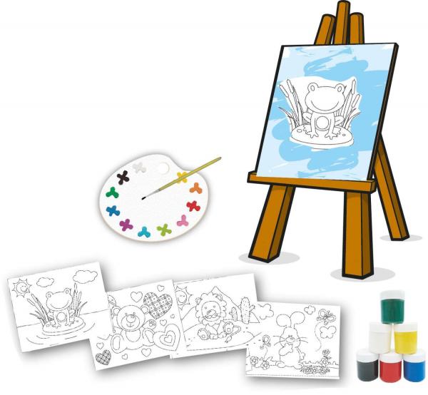 Brinquedo para Colorir Pequeno Artista C/04 Telas Unidade BRINC. de Crianca