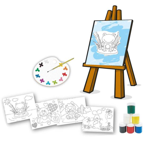 Brinquedo para Colorir Pequeno Artista C/04 Telas - Brinc. de Crianca