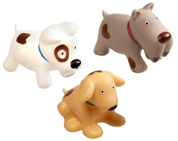 Brinquedos Cachorros no Banho Girotondo Baby - 3 Unidades