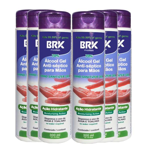 BRK Pharma Kit 6 UN Hidratante Gel para Mãos