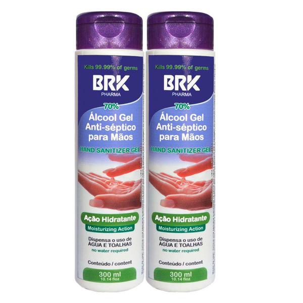 BRK Pharma KIT 2 UN Hidratante GEL para Maos - eu Quero Eletro