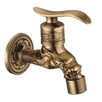Bronze antigo torneira do banheiro chin¨ºs Drag?o Lavatory Sink Faucet