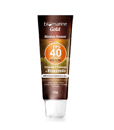 Bronzeador Biomarine Gold Absolute Bronzer FPS 40 220g
