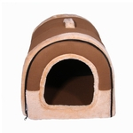 Brown Dog Pet House Bed Gatos do canil Dormir Lavável Almofada Pet Fornecimentos