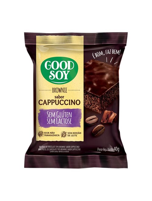 Brownie Capuccino Good Soy 40g