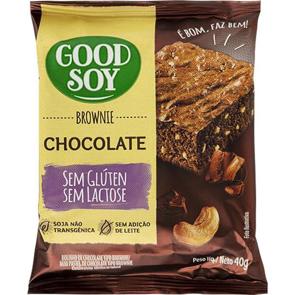 Brownie Chocolate Sem Glúten 40g - Good Soy