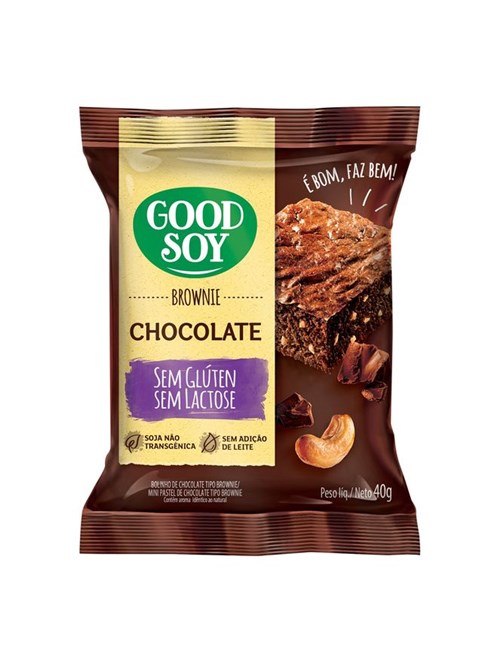 Brownie de Soja Chocolate Good Soy 40g