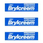 Brylcreem Creme Modelador Anticaspa Azul 40g (kit C/03)