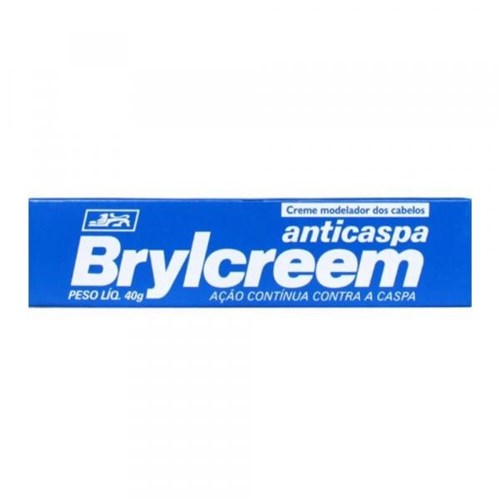 Brylcreem Creme Modelador Anticaspa Azul 40g