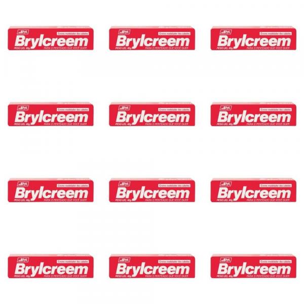 Brylcreem Creme Modelador Vermelho 40g (Kit C/12)