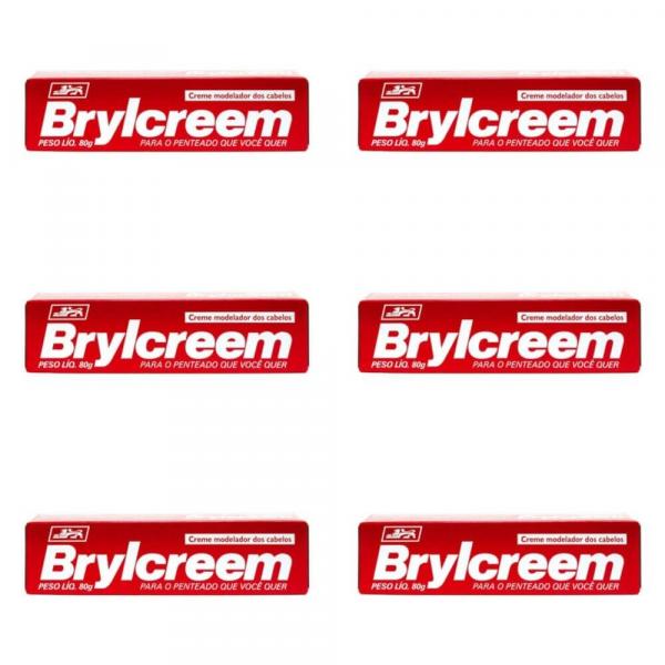 Brylcreem Creme Modelador Vermelho 80g (Kit C/06)