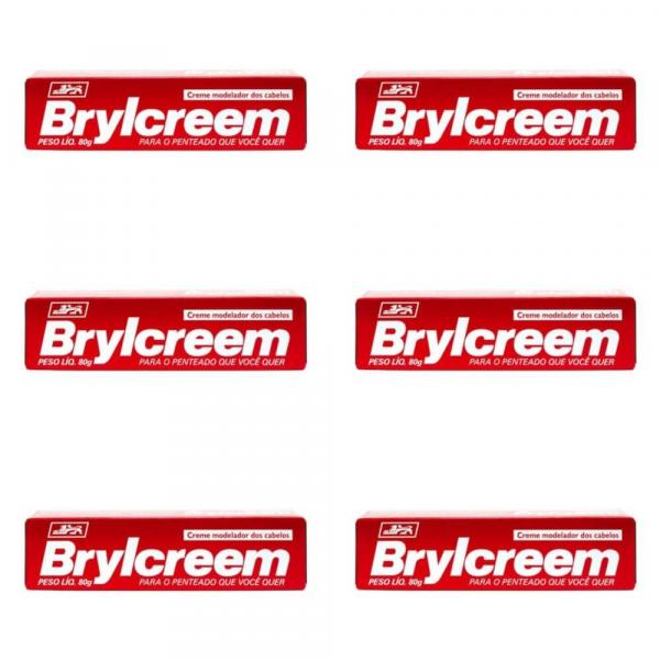 Brylcreem Creme Modelador Vermelho 80g (Kit C/06)