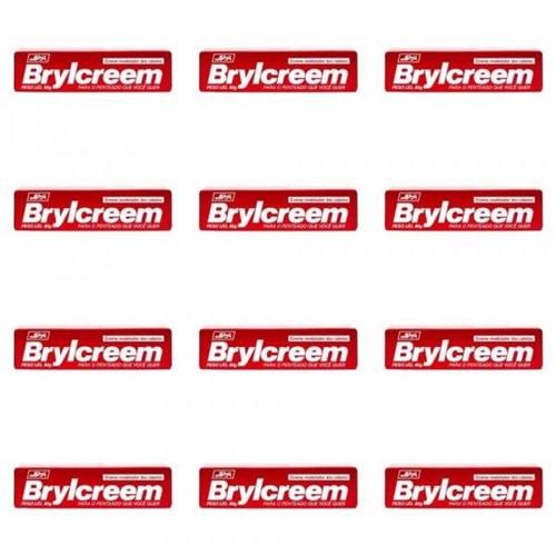 Brylcreem Creme Modelador Vermelho 80g (Kit C/12)