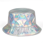 Bucket Hat Chapeu Holografico Moda Brilhante Luxo Unicornio
