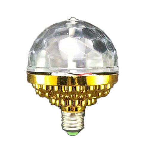 Bulb 6leds 3colors Iluminação Magic Ball Stage Com Ouro Shell Cor