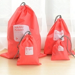Bundle bolsos saco de armazenamento de viagem roupas cordão de classificação saco impermeável