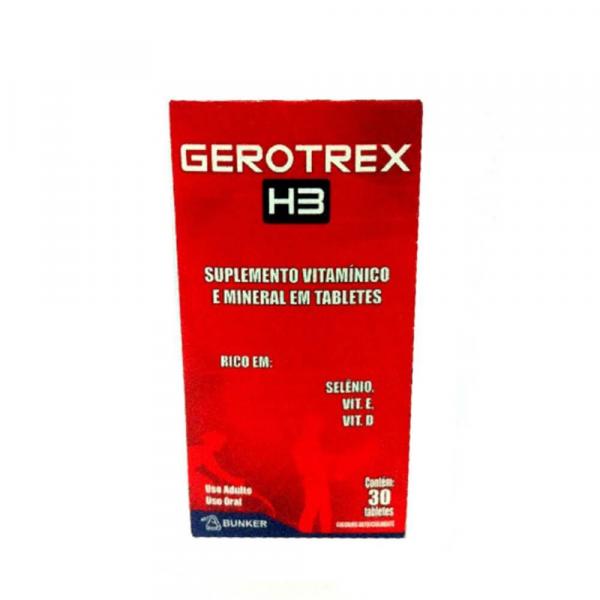 Bunker Gerotrex H3 Suplemento Vitamínico C/30