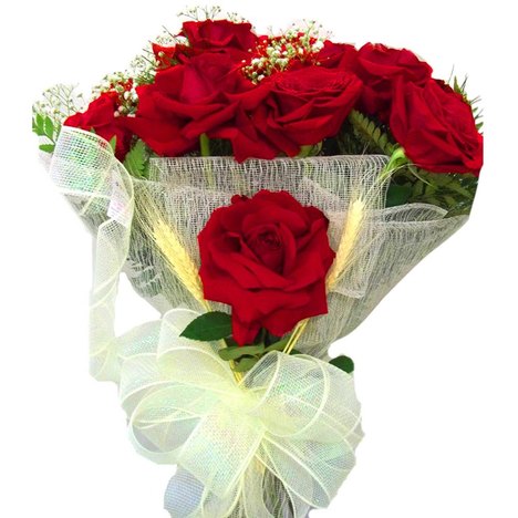 Buquê Amor de Rosas | 12 Rosas Colombianas
