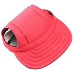 Buracos bonito wih da orelha Cap Pet para pára-sol Cão engraçado Cosplay Prop Hat Dog chapéu de basebol