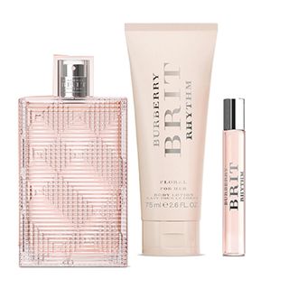Burberry Brit Rhythm Floral Kit - Perfume EDT + Hidratante + Miniatura Kit