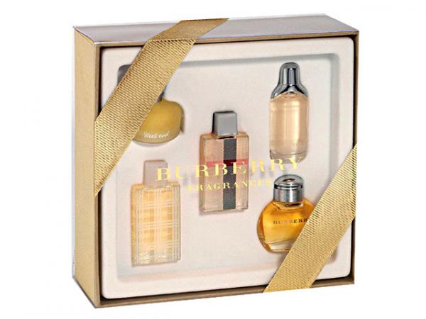 Burberry Coffret Perfume Feminino - Burberry For Woman 5 Frascos