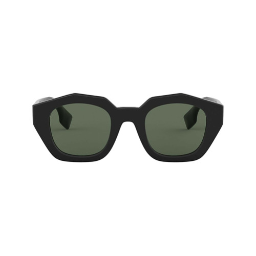 Burberry Eyewear Óculos de Sol Geométrico - Preto