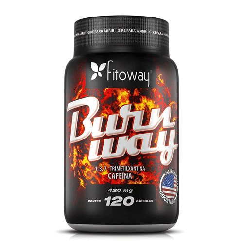 Burnway Fitoway - Cafeína 420Mg - 120 Caps