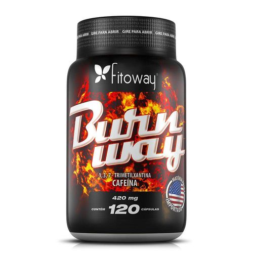 Burnway Fitoway Cafeína 420mg - 120 Caps