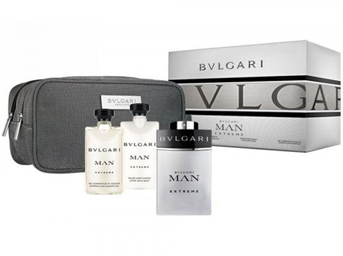 Bvlgari BVLGARI Pour Homme Extreme Perfume Edt - Masculino + Shampoo + Loção Pós Barba + Nécessaire