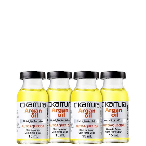 C.kamura Argan Nutri-oil Antifrizz - Ampola De Nutrição 4x18ml