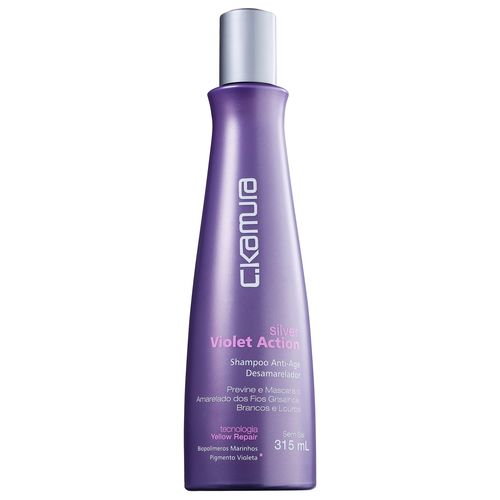 C.kamura Silver Violet Action - Shampoo Desamarelador 315ml