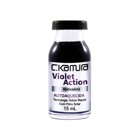 C.Kamura Violet Action Matizadora - Ampola de Tratamento 15Ml