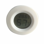 Círculo Termômetro eletrônico Termômetro Digital Humidimeter Pet Acrílico Box