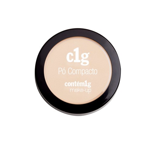 C1g Pó Compacto Contém1g Make-up Cor 01 Bege