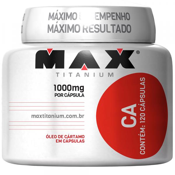 CA Óleo de Cártamo 120 Cápsulas - Max Titanium - Max Titanium