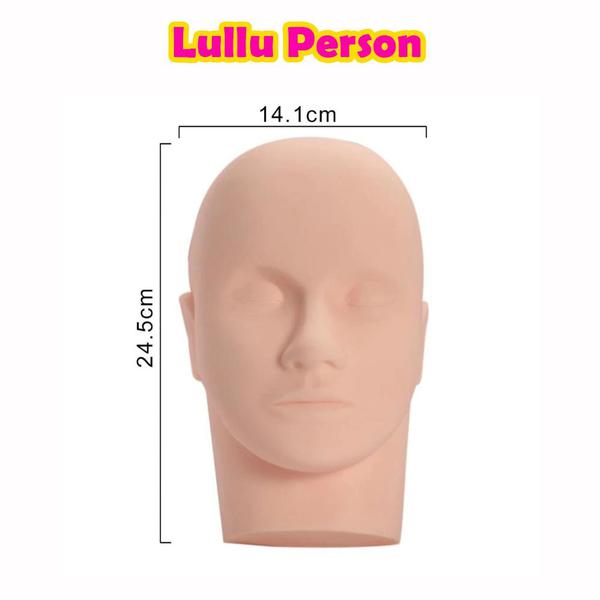 Cabeça de Treino Extensão de Cílios - Lullu Person