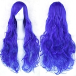 Cabelo Curly Cosplay Wig Partido resistente preto roxo 20 cores Longo Mulheres perucas sintéticas do cabelo do calor