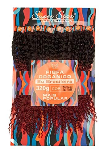 Cabelo Orgânico Mega Hair Cacheado Aplique 55/60/65cm 320g T2118