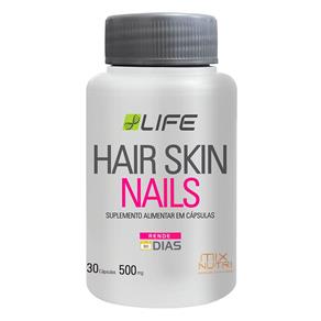 Cabelo, Pele e Unhas- Hair, Skin & Nails (500mg)- Mix Nutri - 30 Cápsulas