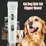 Cabelo recarreg¨¢vel Dog Cat Pet Cut Clipper Shaver el¨¦trico Grooming Kit