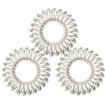 Cabelo Traceless Anel Crystal Clear espiral Elastic Telefone fio de cabelo Ties jewelry