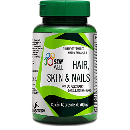 Cabelo, Unha & Pele (Skin, Hair & Nails) 60 Capsulas 700mg – Stay Well